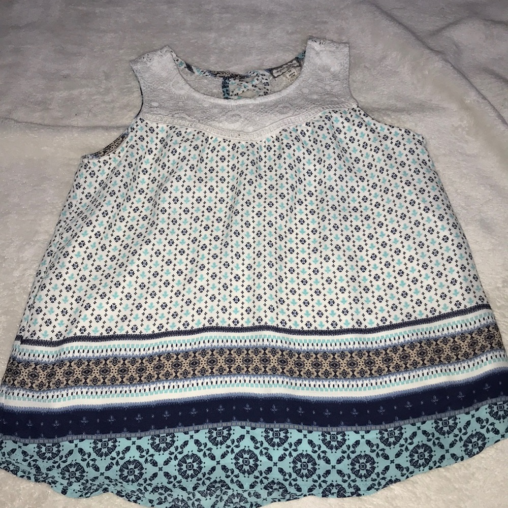 girls tank top with cute pattern